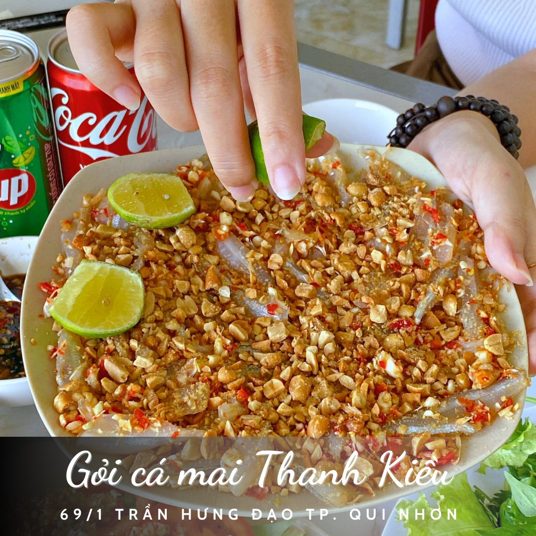 Có thể là hình ảnh về mỳ, đậu phụ và văn bản cho biết 'ocal P Gỏi cá mai Thanh Kiếu 69/1 TRẦN HƯNG ĐẠO TP. QUINHON NHƠN'