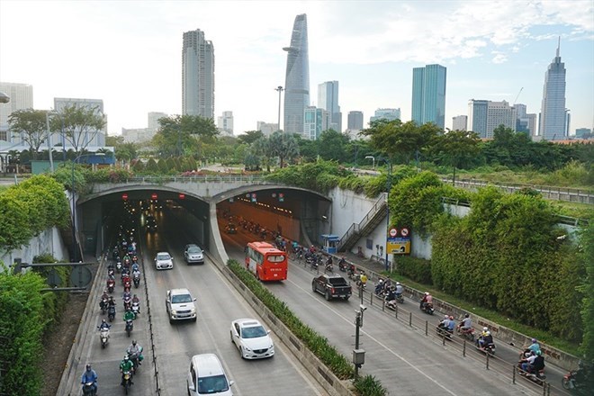 Hướng lưu thông thay thế khi cấm xe lưu thông qua hầm sông Sài Gòn