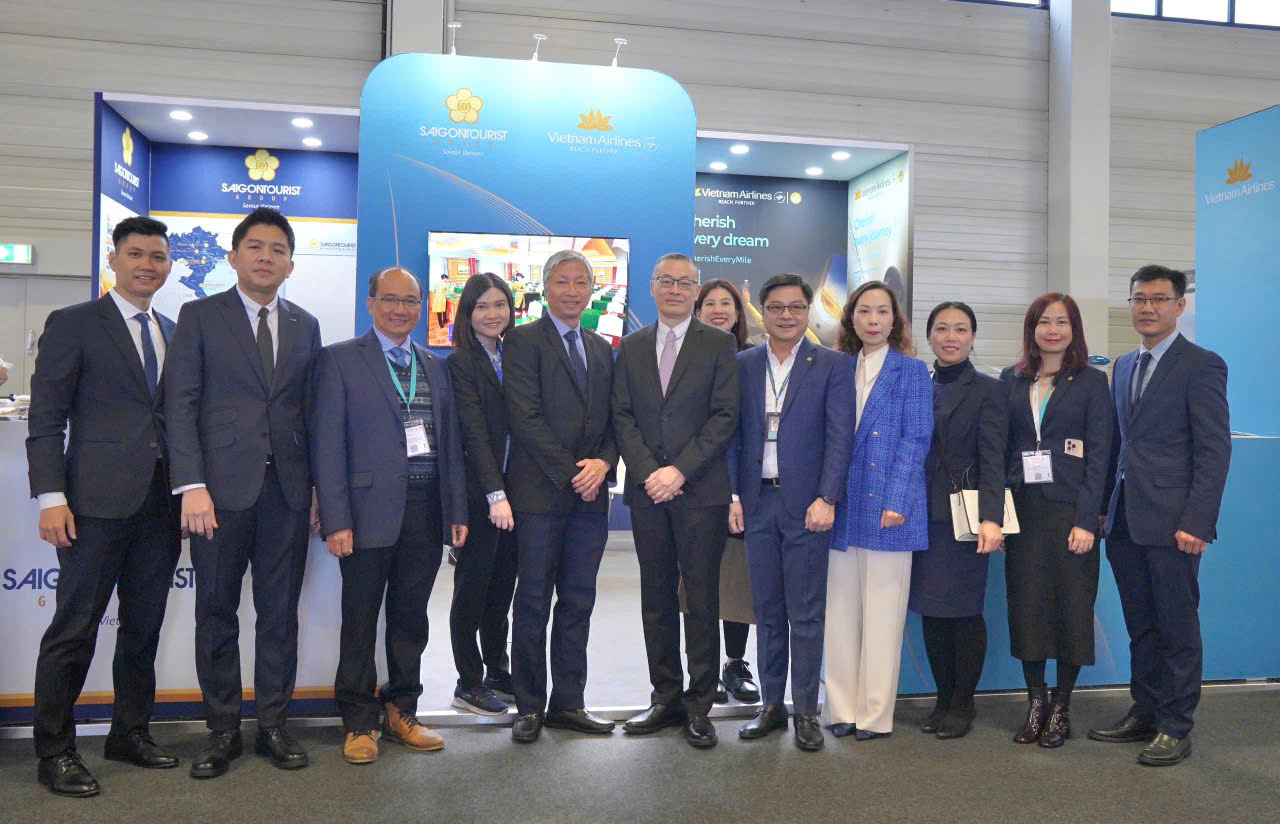 Tham gia Hội chợ Du lịch Quốc tế ITB Berlin 2025, Tập đoàn Du lịch Việt Nam thu hút khách hàng châu Âu - Ảnh 1.