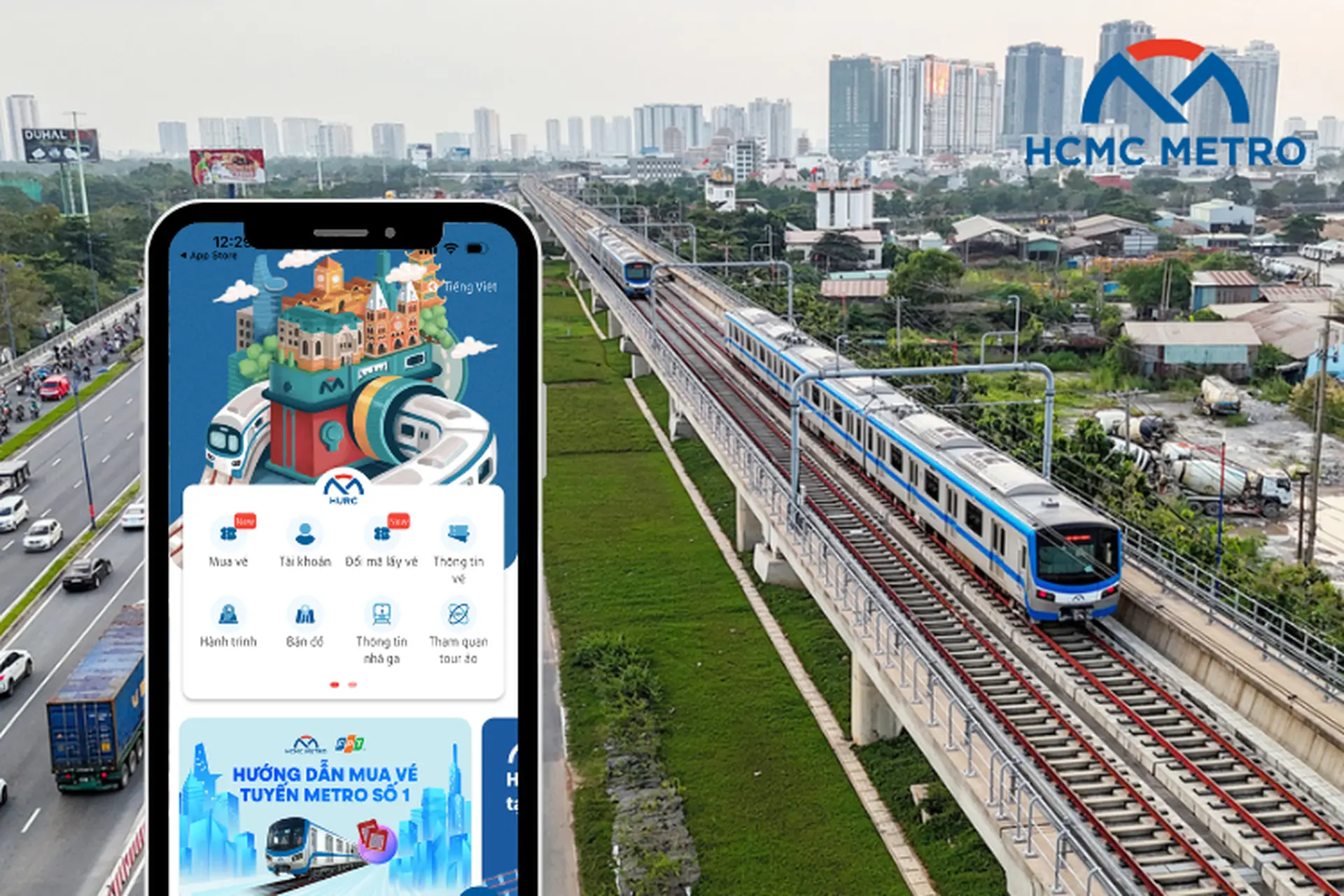Cách sử dụng ứng dụng Metro TP.HCM chi tiết: Mua vé, tra cứu hành trình, xem bản đồ