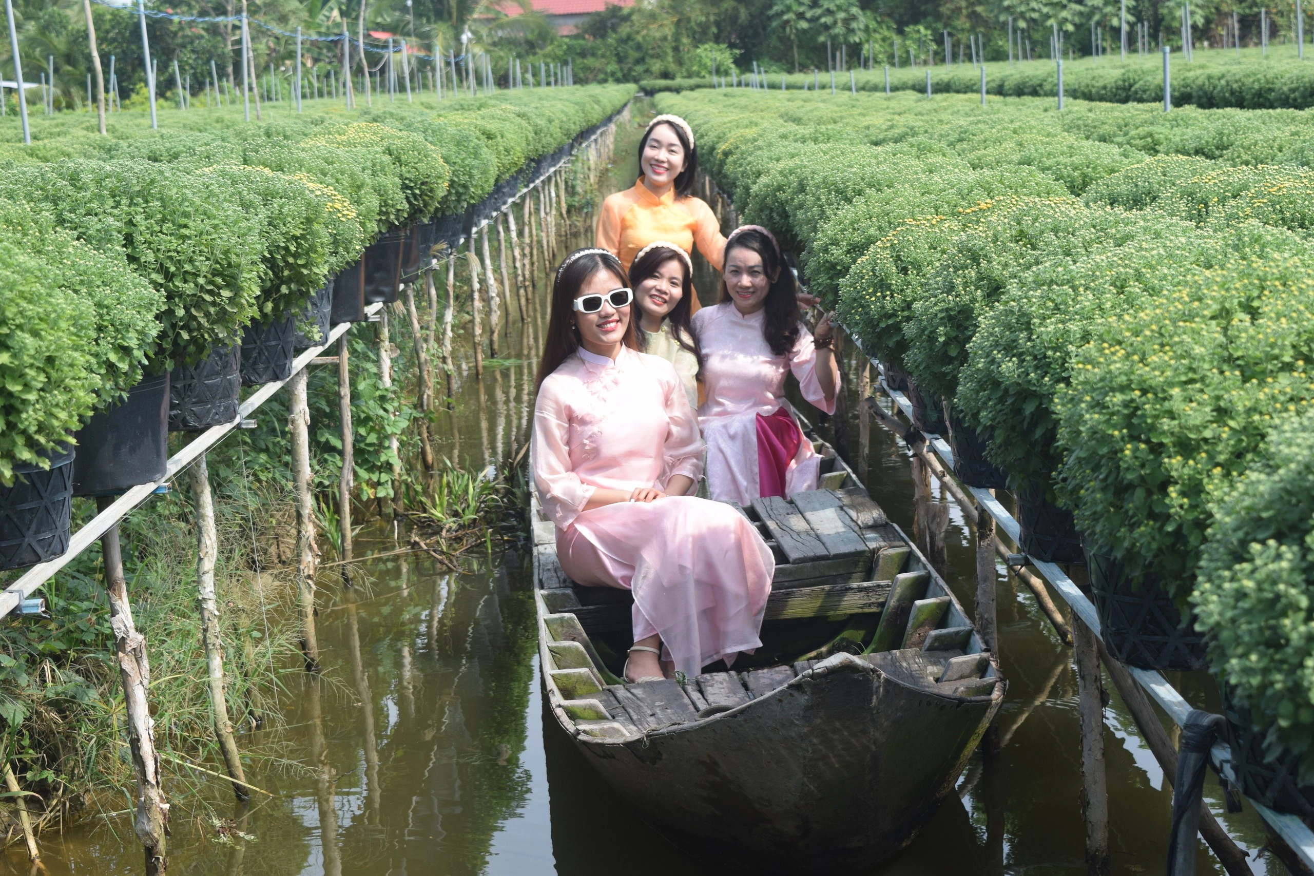 Làng hoa Sa Đéc, điểm đến lý tưởng của du khách gần xa.