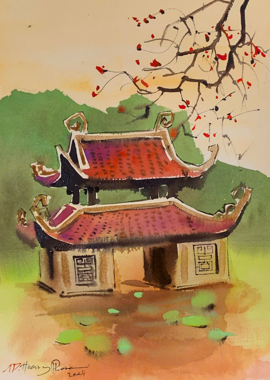 Họa sĩ Hoàng Phong: Khám Phá Sự Tĩnh Lặng Tại Núi Bà Đen - Ảnh 4.