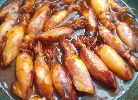 Mực sữa rim me Đà Nẵng